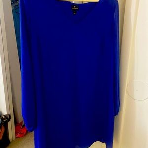 Royal Blue Flowing Dress